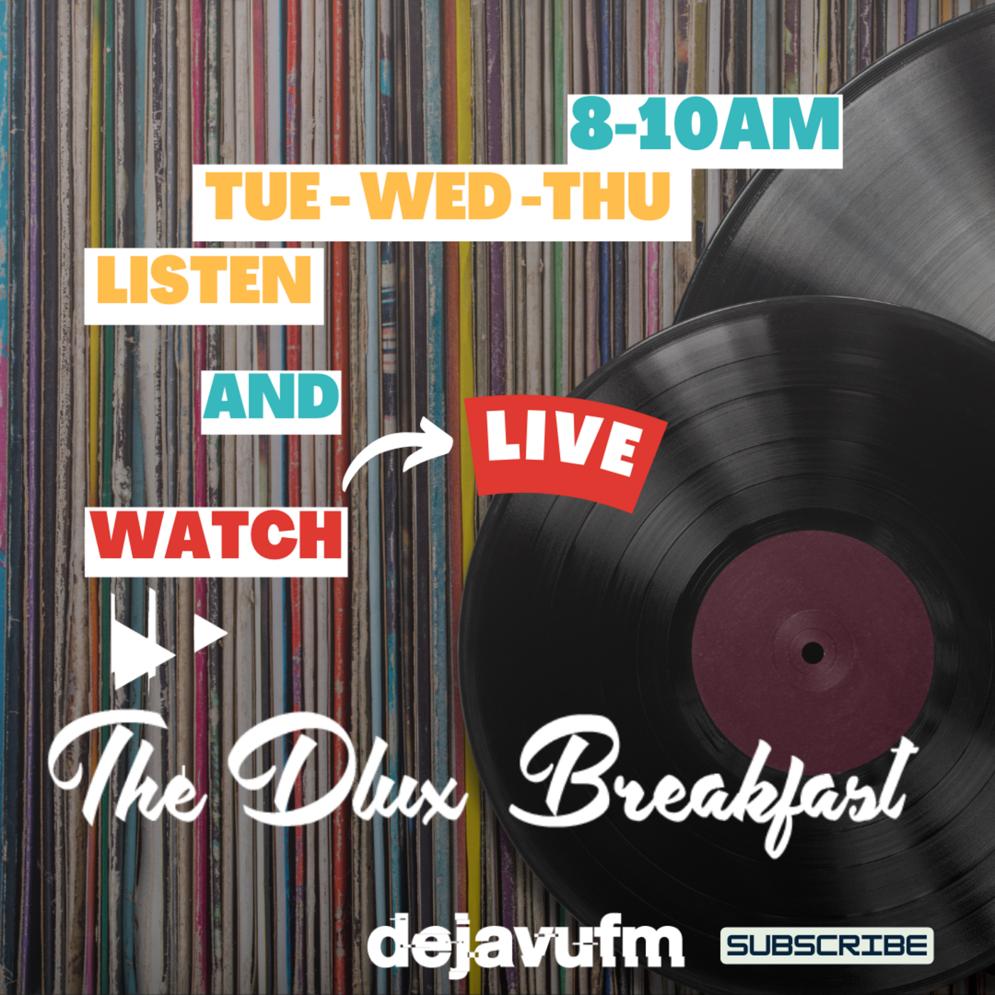 The Dlux Breakfast - EP 994 23rd September  2025 - dejavufm episode artwork