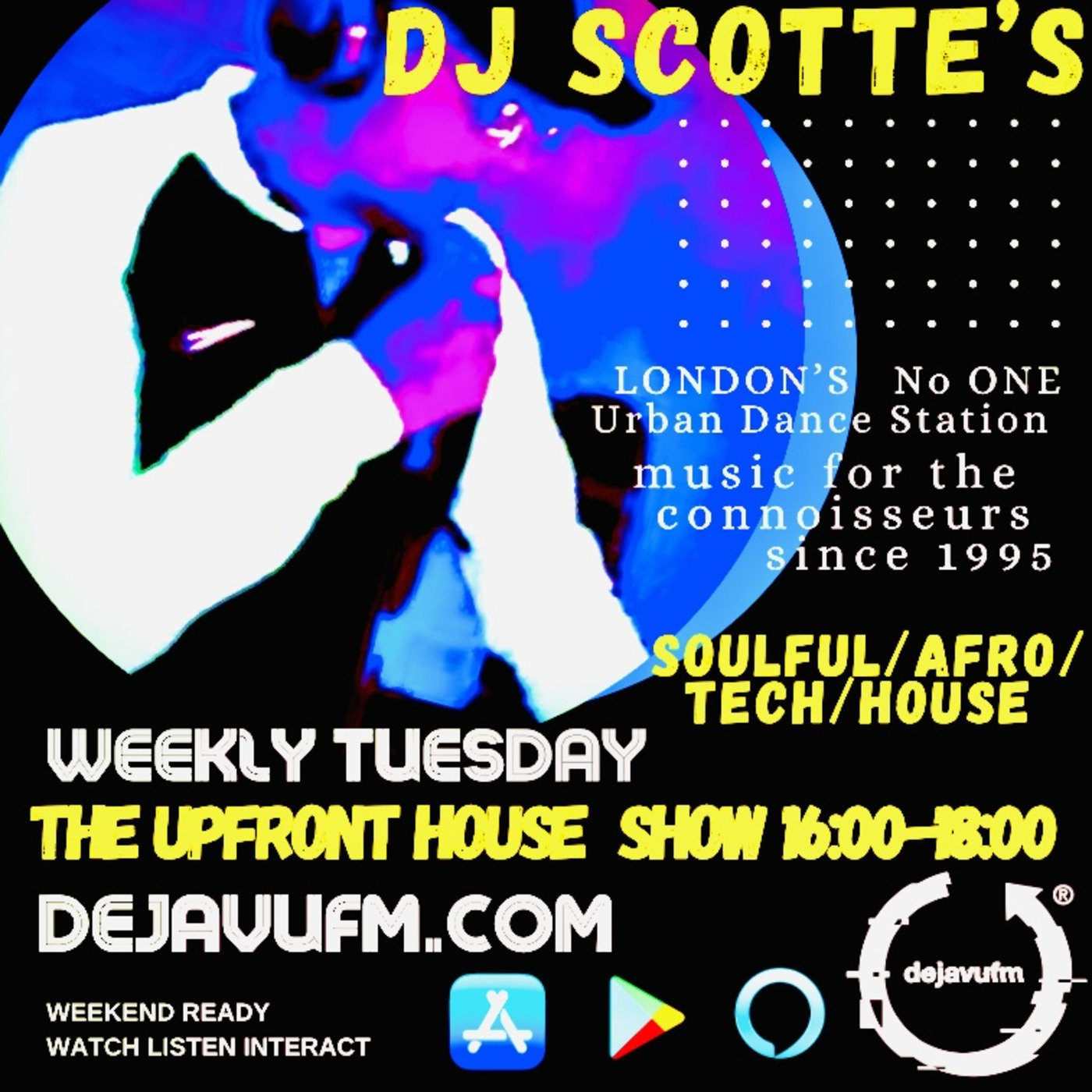 Scotte's Weekly Tuesday Night Upfront Soulful House Show: 28/I0/2025 episode artwork