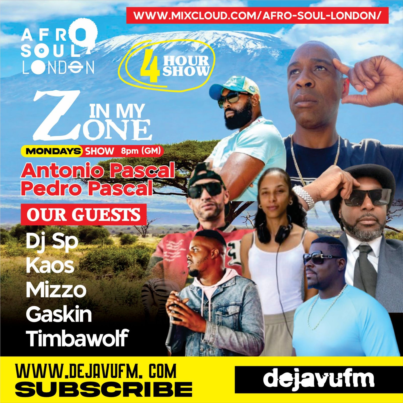 In My Zone - Episode 25 - 4/11/2025 Antonio Pascal & Pedro Pascal On Dejavu FM episode artwork
