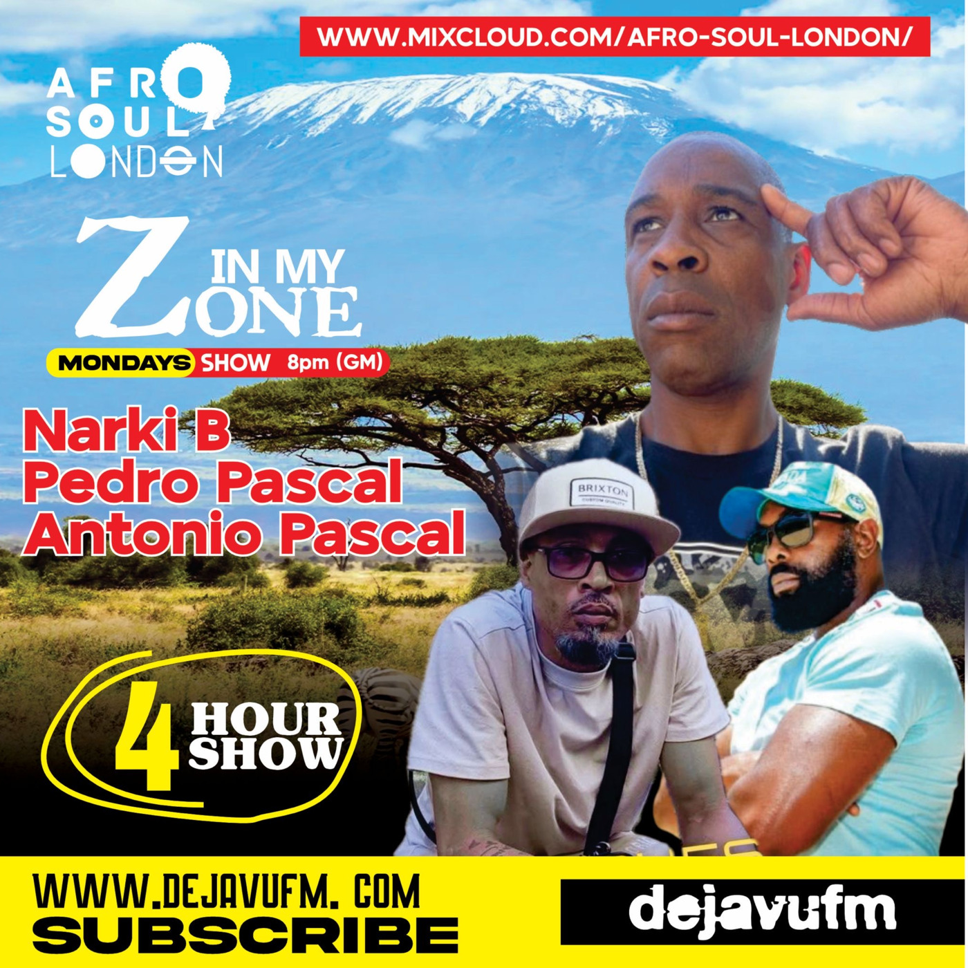 In My Zone - Episode 29 - 1/12/2025 Antonio Pascal featuring Pedro Pascal On Dejavu FM episode artwork