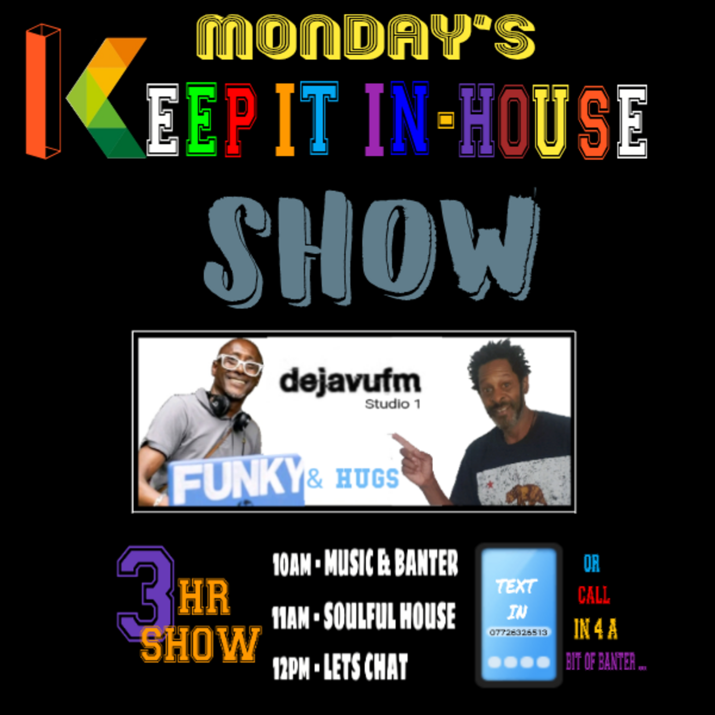 Mr Funky & Hugs - Keep It In-House Show episode artwork