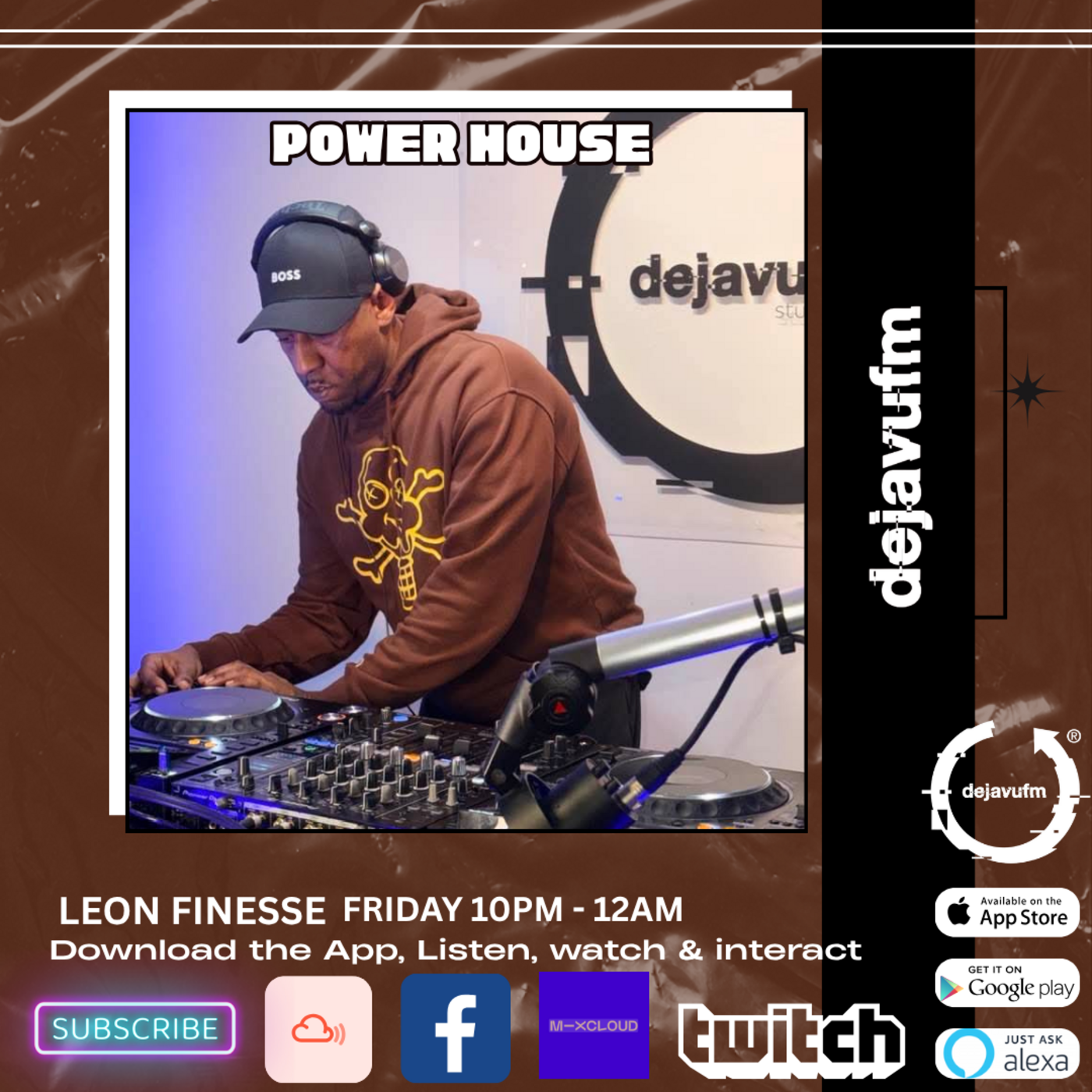 Leon Finesse Power House Show Episode 62 Friday 5th June 2026 – dejavufm