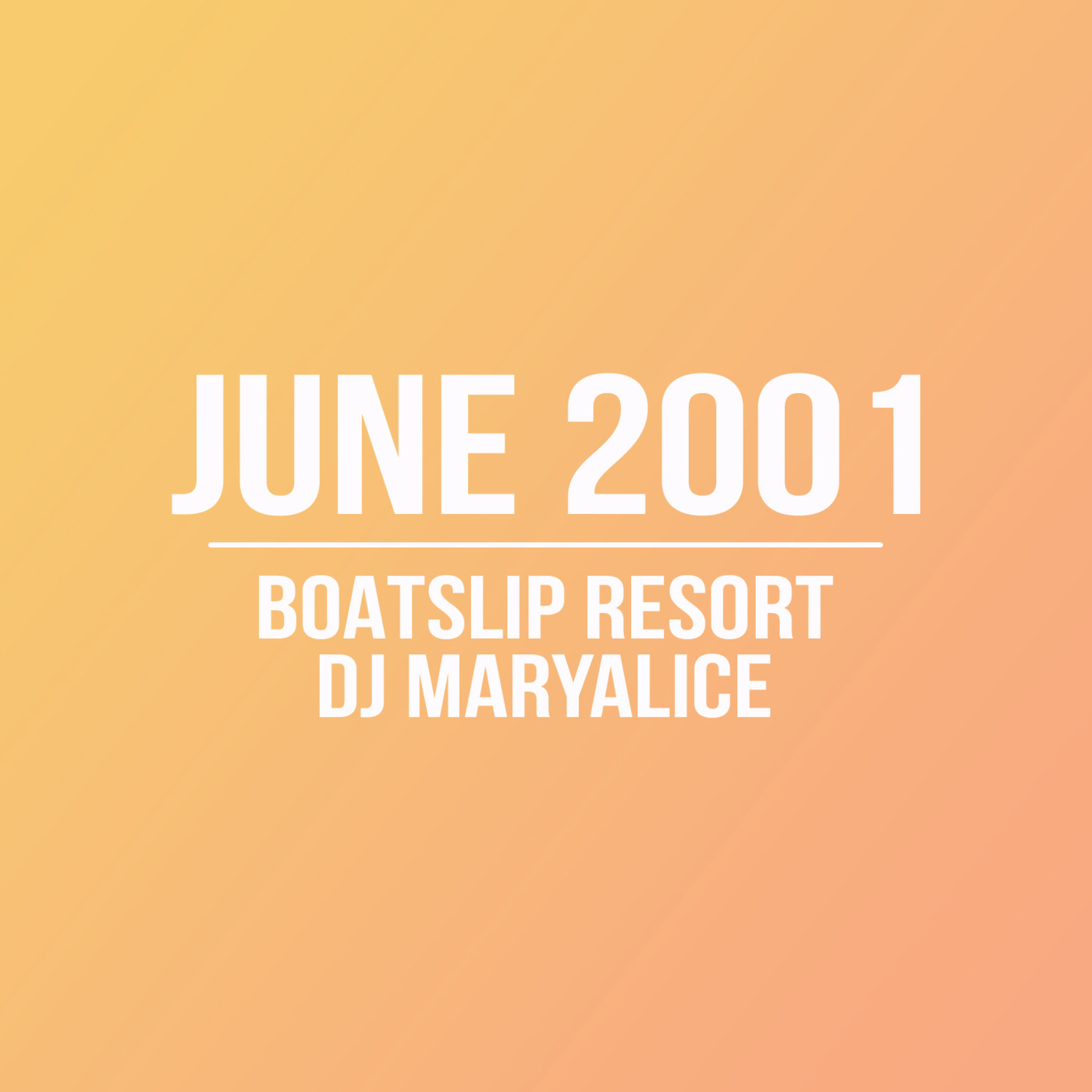 Episode 18: DJ Maryalice@ The Boatslip Resort | June 2001