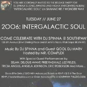 Opening Set Release Party for the DJ Spinna LP Intergalactic Soul - Brooklyn, New York 2006 - Qool DJ Marv Live episode artwork