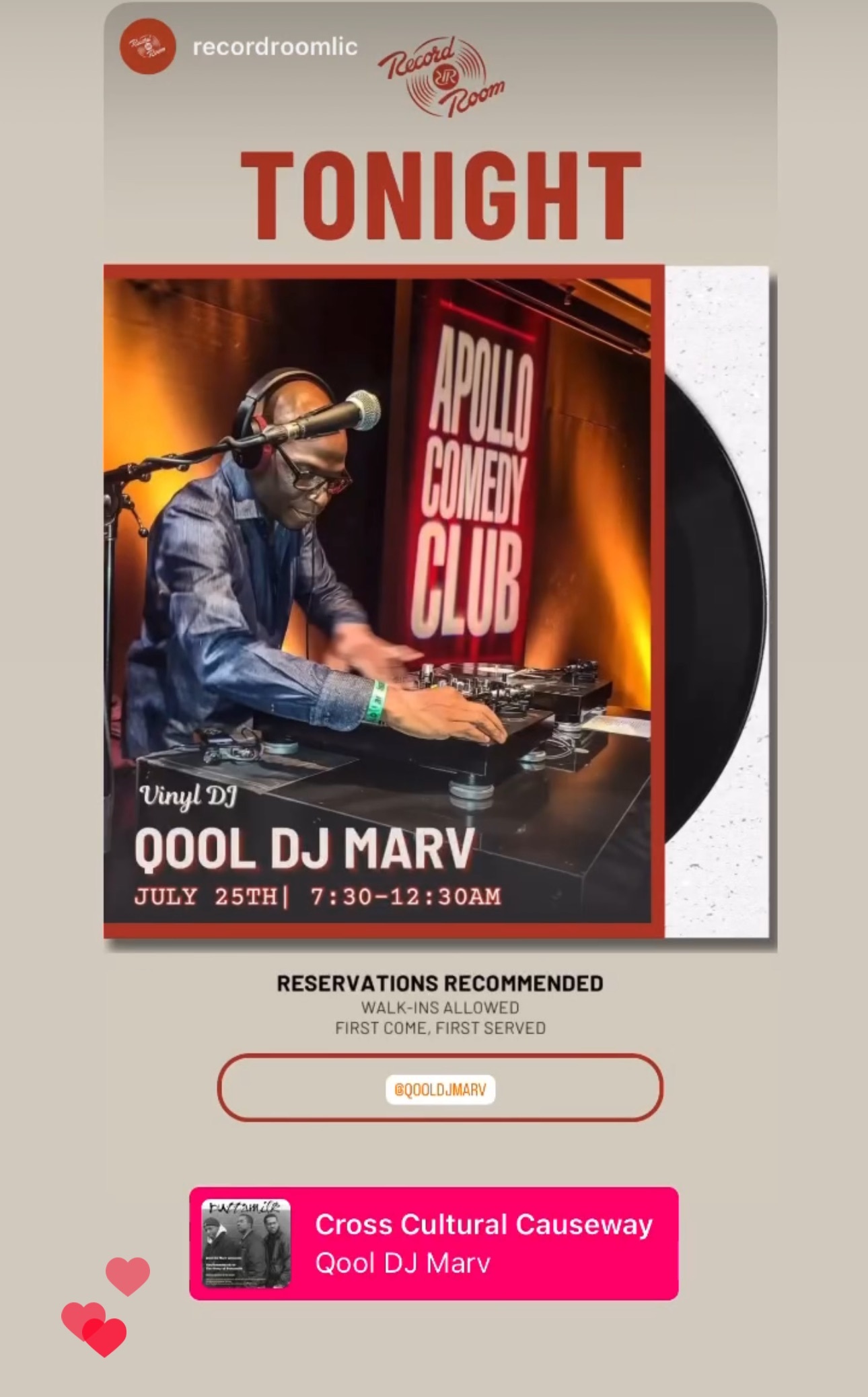 Qool DJ Marv Live at Record Room in Long Island City NYC - July 25 2024
