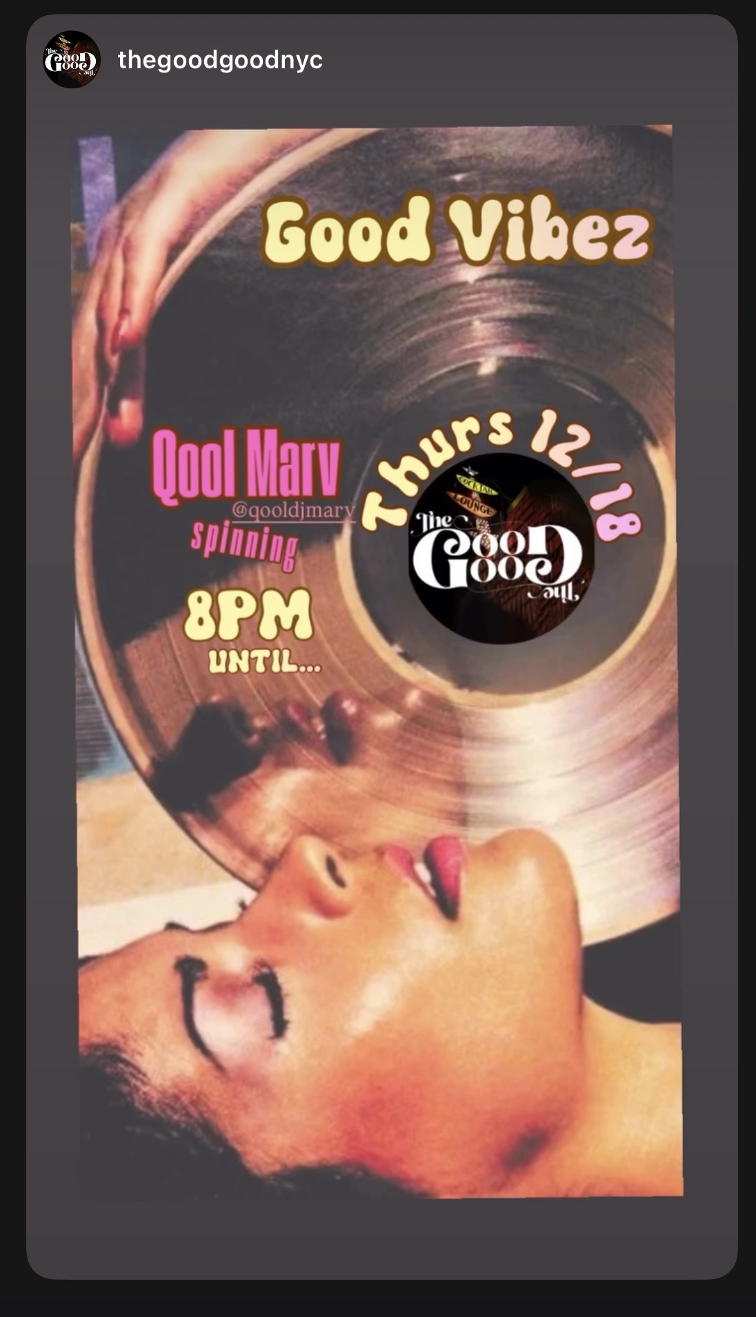 Qool DJ Marv Live at The Good Good Harlem NYC - December 18 2025