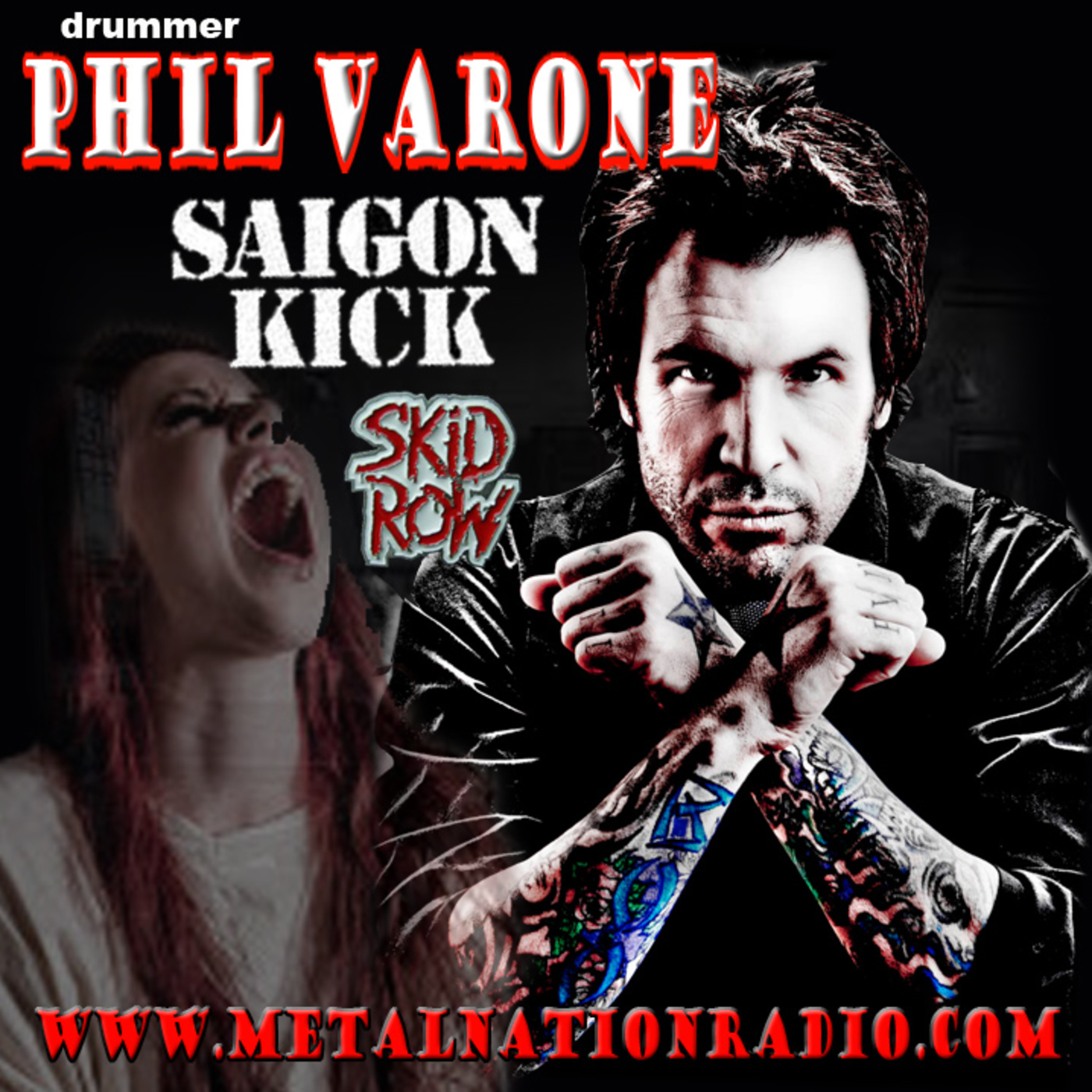Phil Varone - drummer of Saigon Kick and Skid Row 4-10-2014 episode artwork