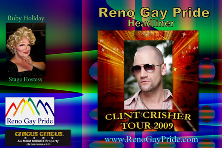 Enjoy the Clint Crisher set from Reno Nevada Pride Sat. Aug. 15, 2009