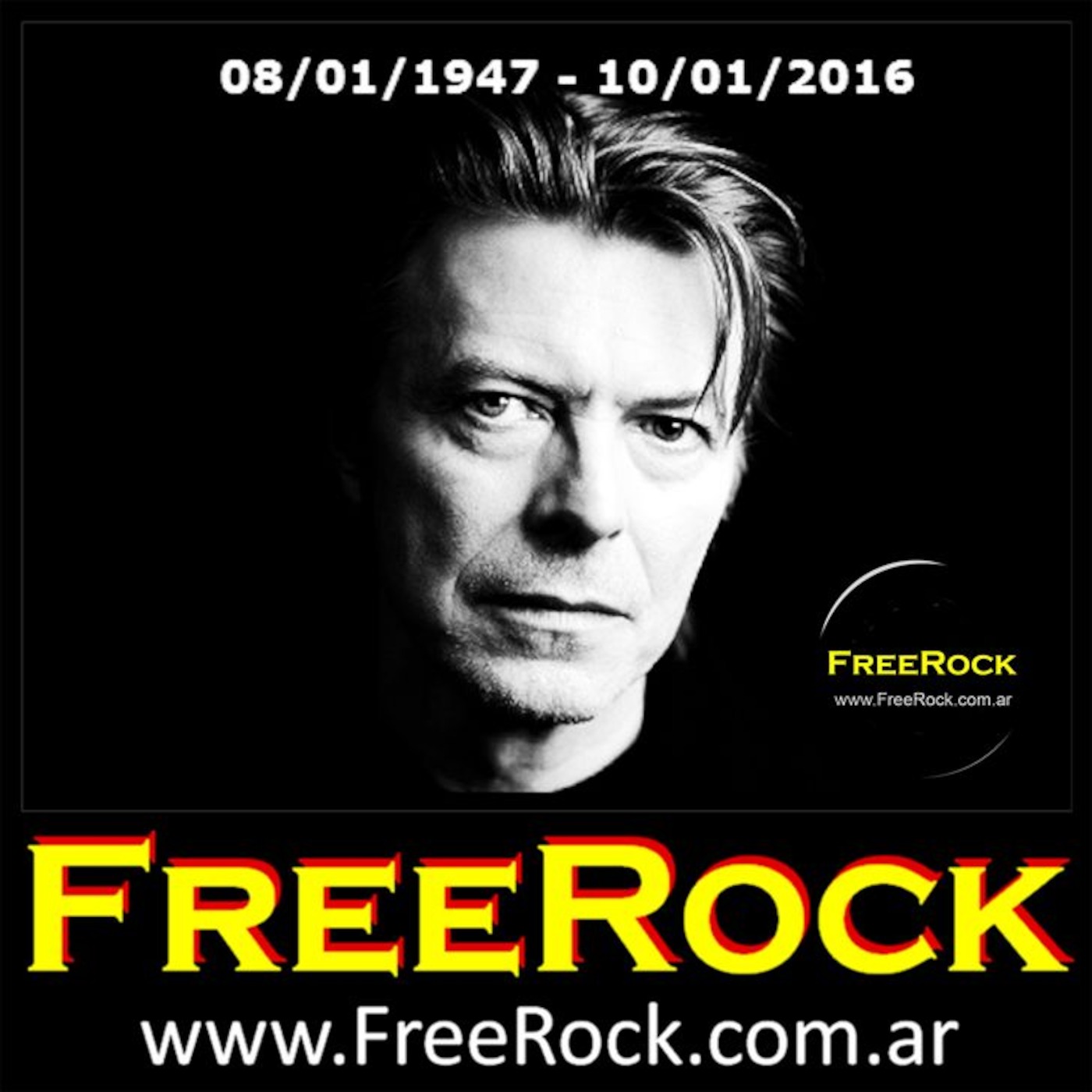 FREEROCK #413 050118 ESP. D. BOWIE 08/01/1947-10/01/16 episode artwork