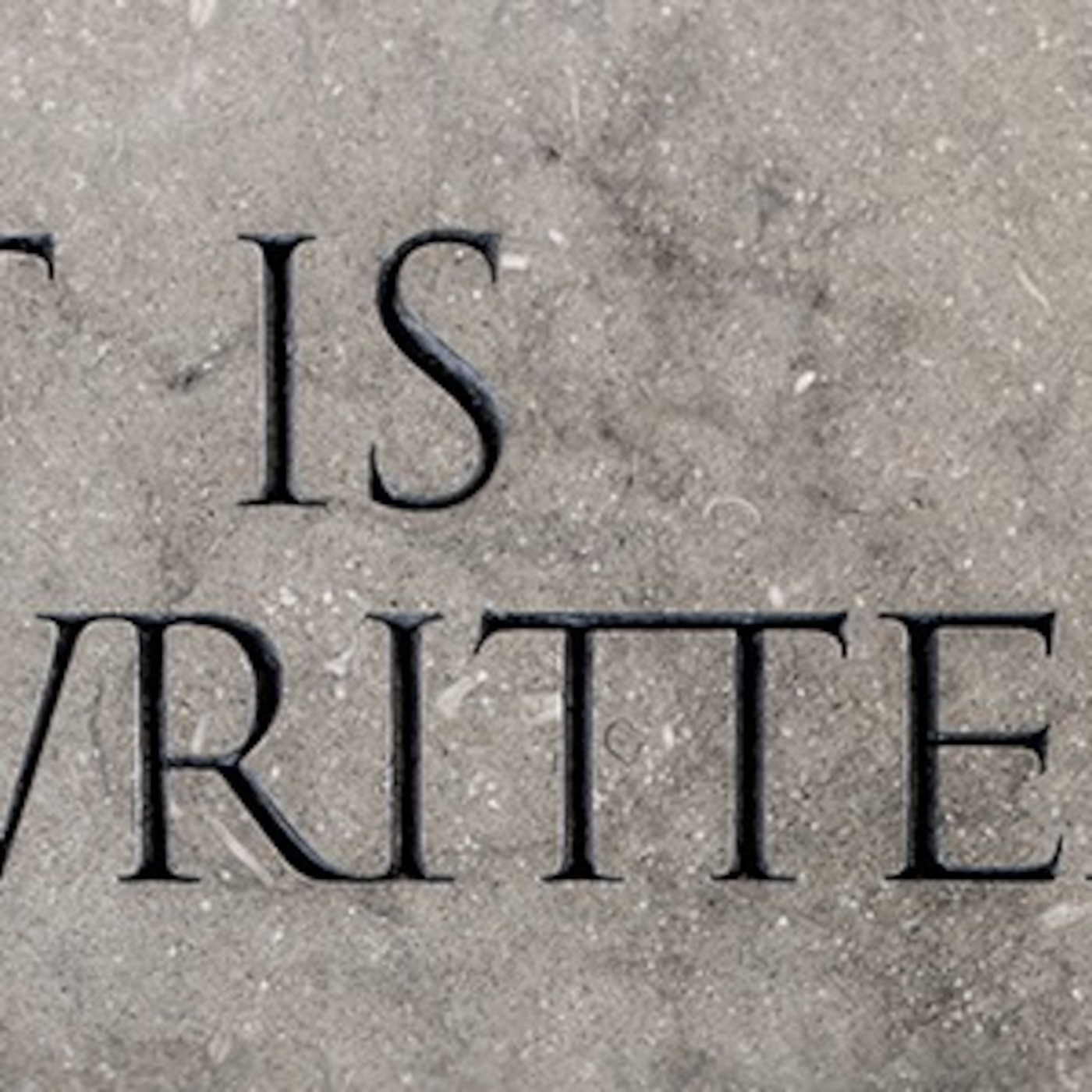 It is written.... episode artwork