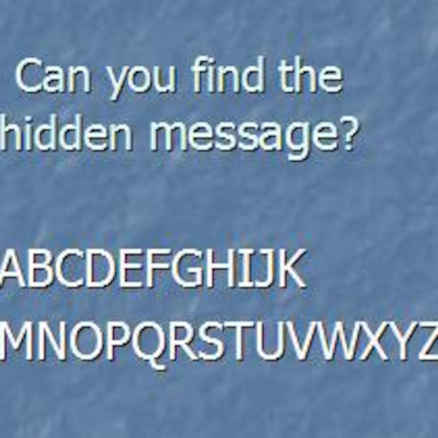 When Something Is Missing