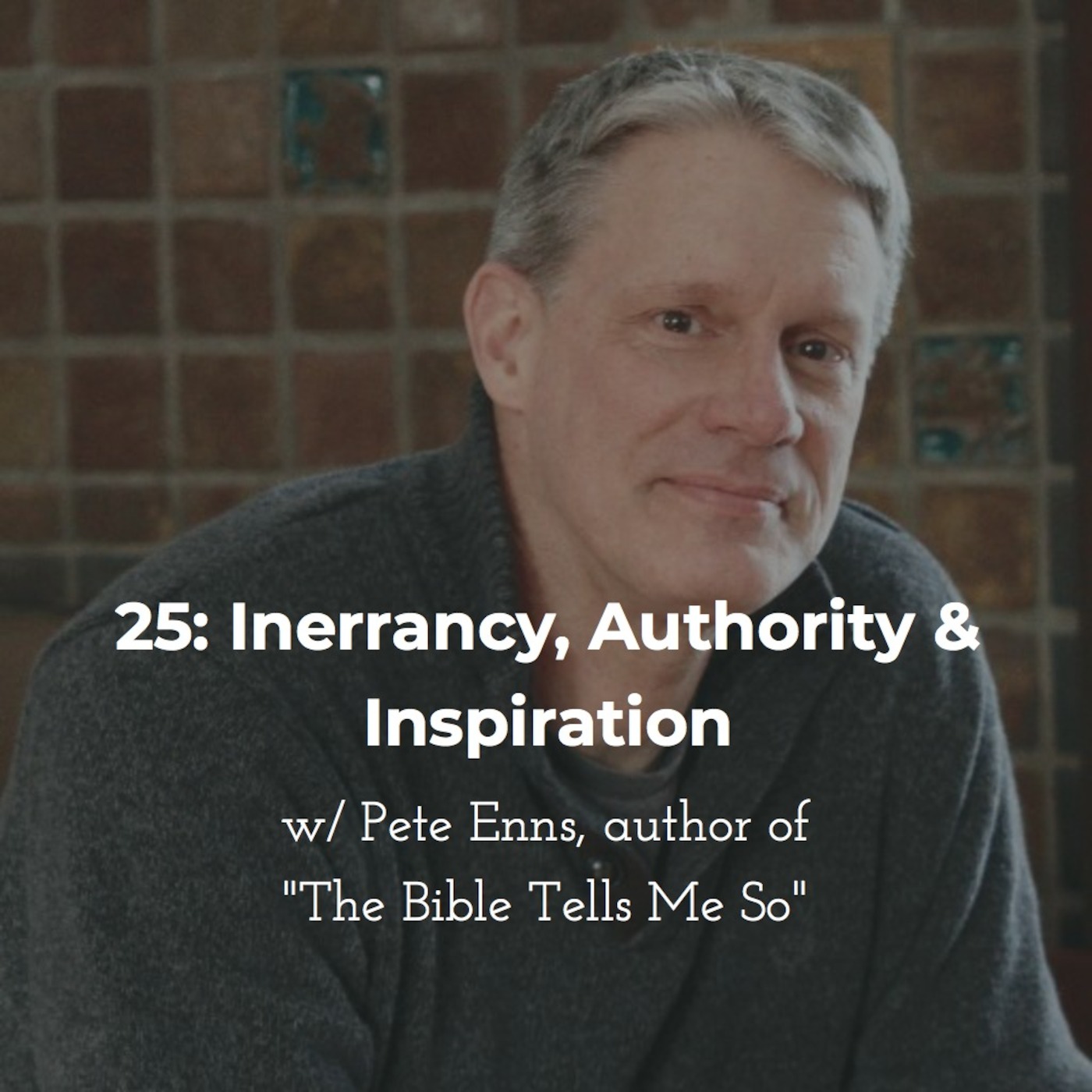 25: Inerrancy, Authority & Inspiration w/ Pete Enns, author of "The Bible Tells Me So"