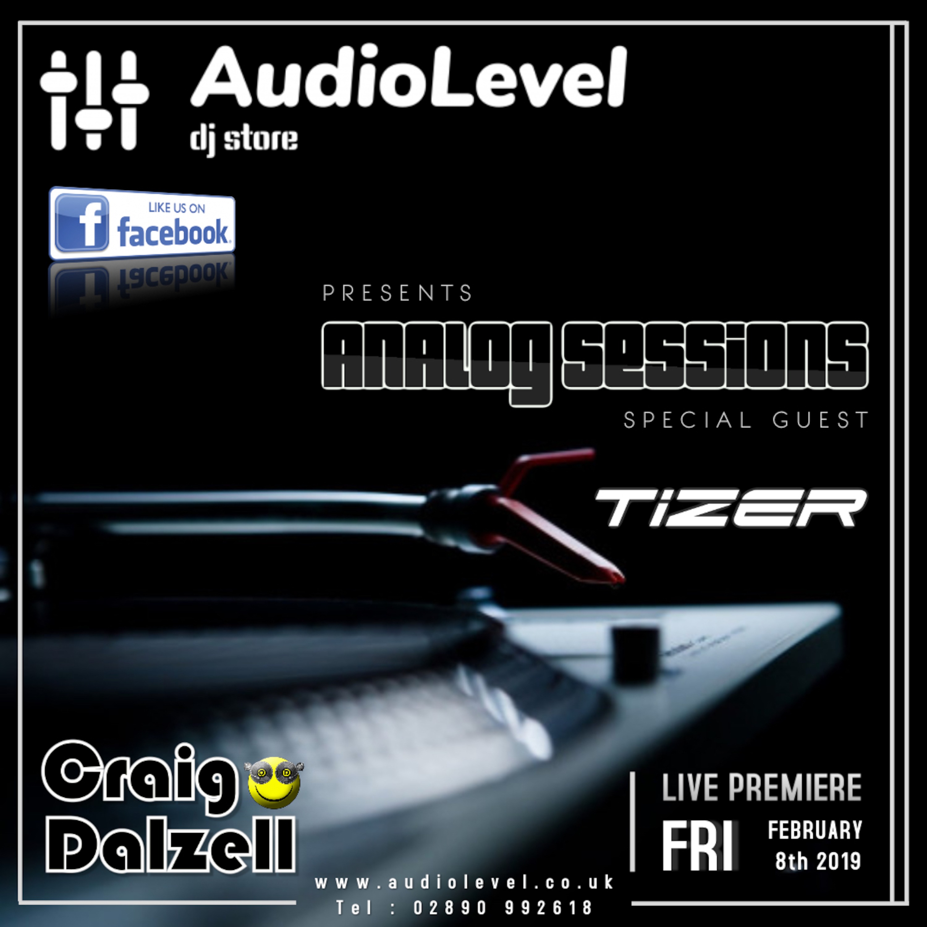 AudioLevel Analog Sessions 01 : Craig Dalzell & DJ Tizer AudioLevel Analog Sessions 01 : Craig Dalzell & DJ Tizer
