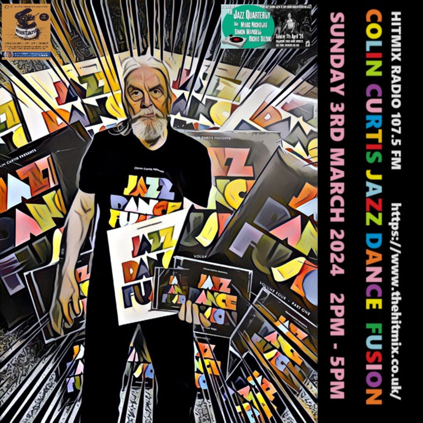 Episode 1052: COLIN CURTIS  JAZZ DANCE FUSION SUNDAY 3rd MARCH 2024 HITMIX RADIO 107.5FM
