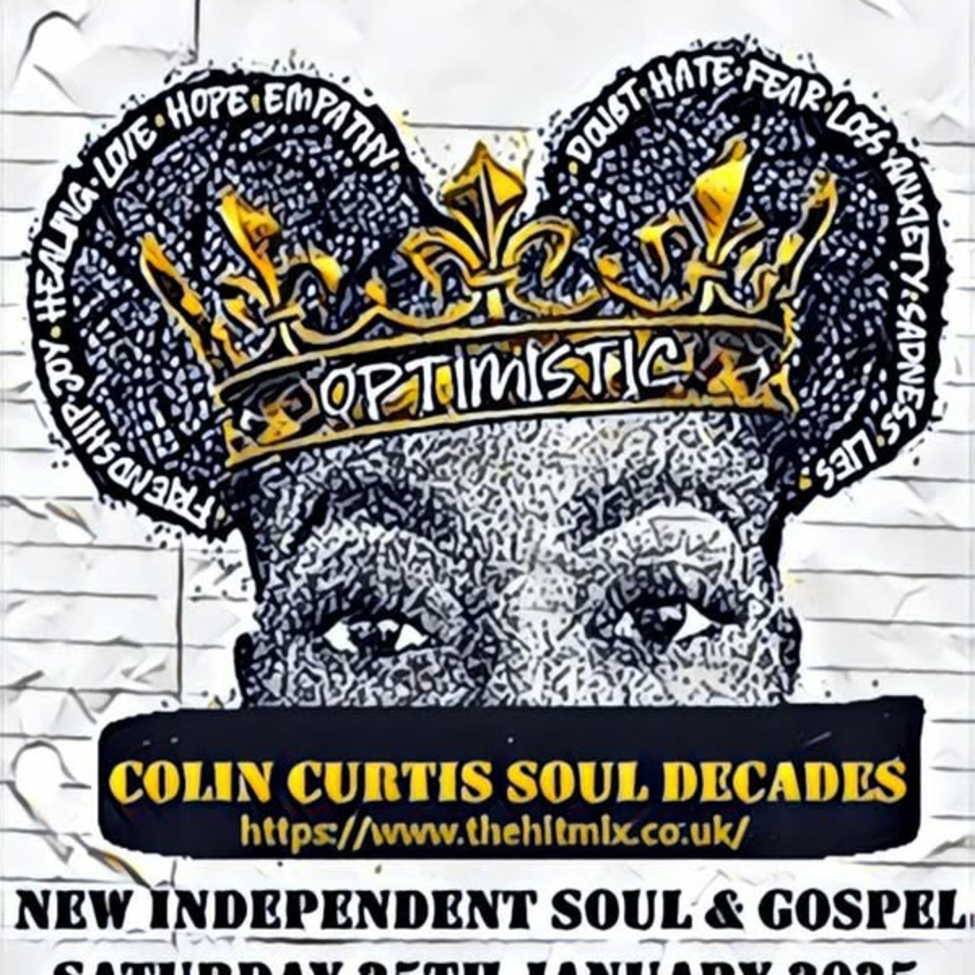 Episode 1146: COLIN CURTIS SOUL DECADES NEW SOUL & GOSPEL JANUARY 2025  HITMIX RADIO 107.5FM