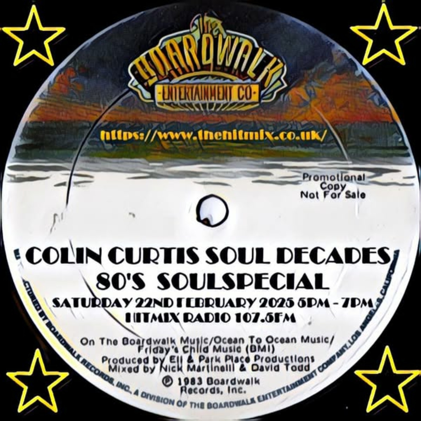 Episode 1154: COLIN CURTIS SOUL DECADES 80'S SOUL SPECIAL HITMIX RADIO 107.5FM