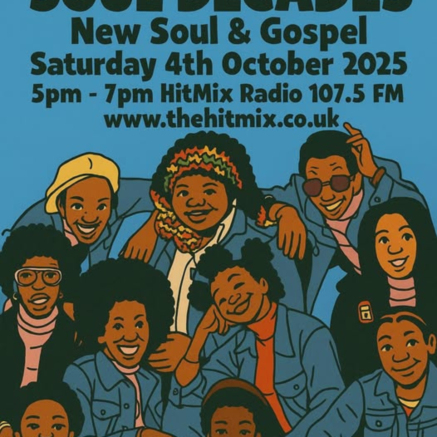 Episode 1215: COLIN CURTIS SOUL DECADES NEW SOUL & GOSPEL 4 OCT 2025 HITMIX RADIO 107.5FM episode artwork