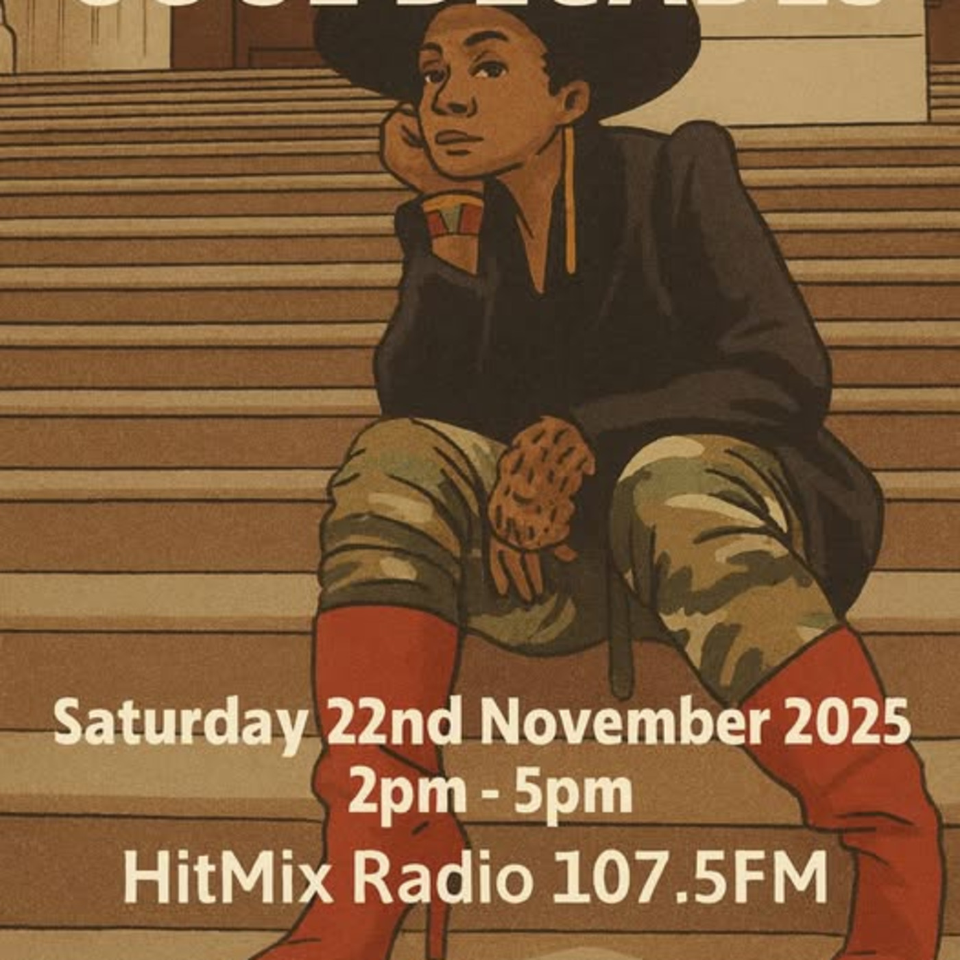 Episode 1229: COLIN CURTIS SOUL DECADES SOUL & GOSPEL 22ND NOV 2025 HITMIX RADIO 107.5FM episode artwork