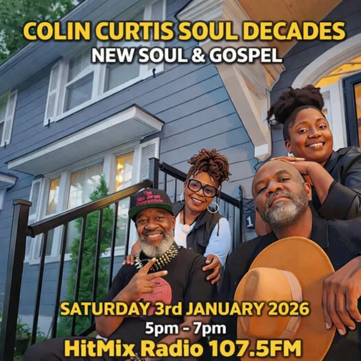 Episode 1239: COLIN CURTIS SOUL DECADES NEW SOUL AND GOSPEL SAT 3RD JAN 2026 HITMIX RADIO 107.5FM episode artwork