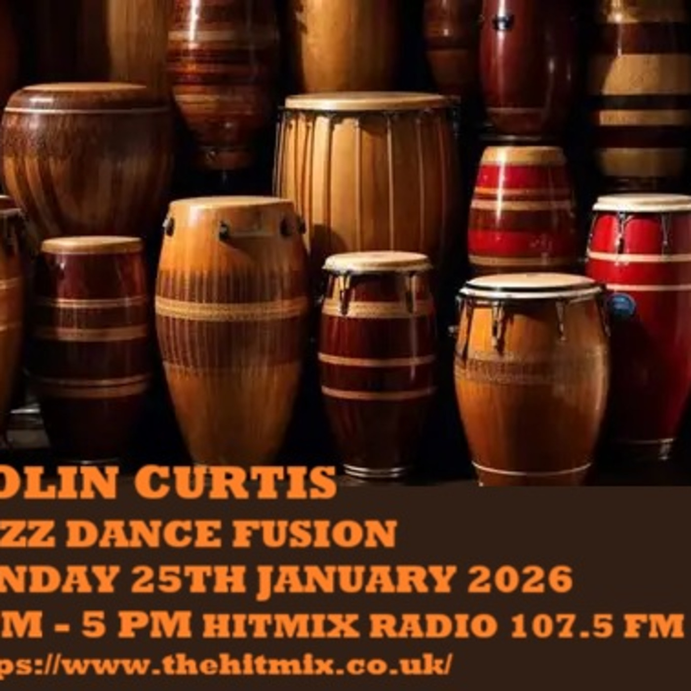 Episode 1247: COLIN CURTIS JAZZ DANCE FUSION SUNDAY 25TH JANUARY 2026 HITMIX RADIO 107.5 FM episode artwork