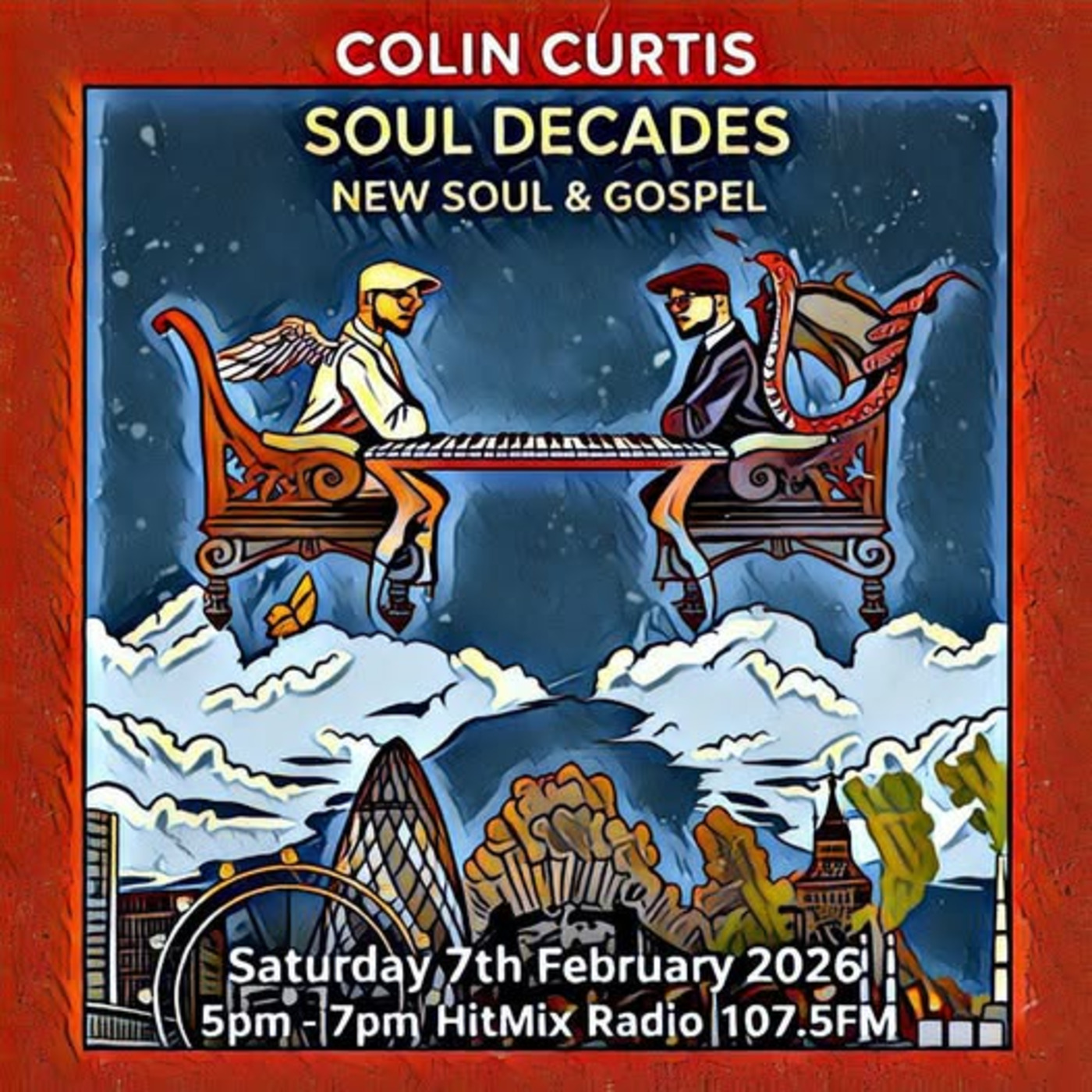 Episode 1251: COLIN CURTIS SOUL DECADES NEW SOUL & GOSPEL HITMIX RADIO 107.5FM episode artwork