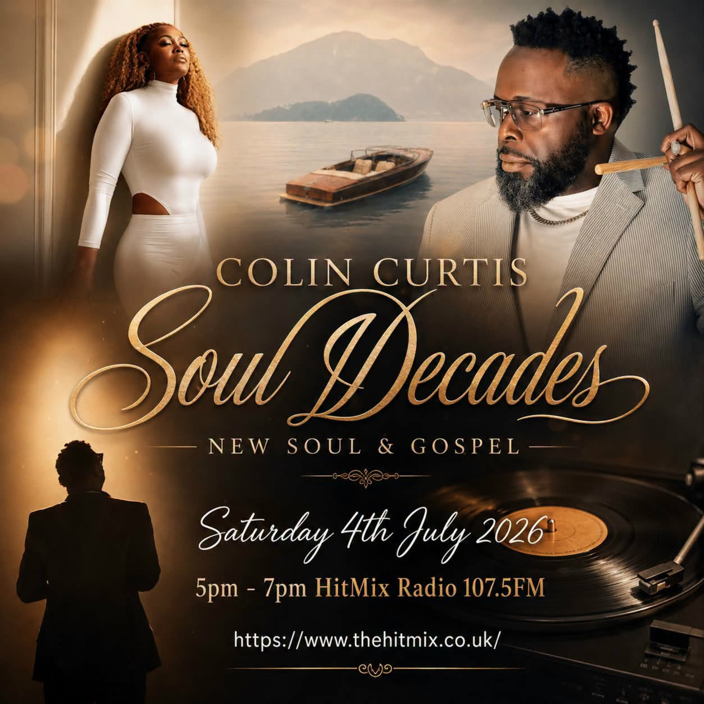 Episode 1295: COLIN CURTIS SOUL DECADES NEW SOUL & GOSPEL HITMIX RADIO 107.5 FM episode artwork