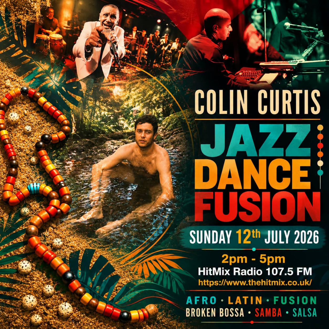 Episode 1298: COLIN CURTIS JAZZ DANCE FUSION SUNDAY 12TH JULY 2026 HITMIX RADIO 107.5 FM episode artwork