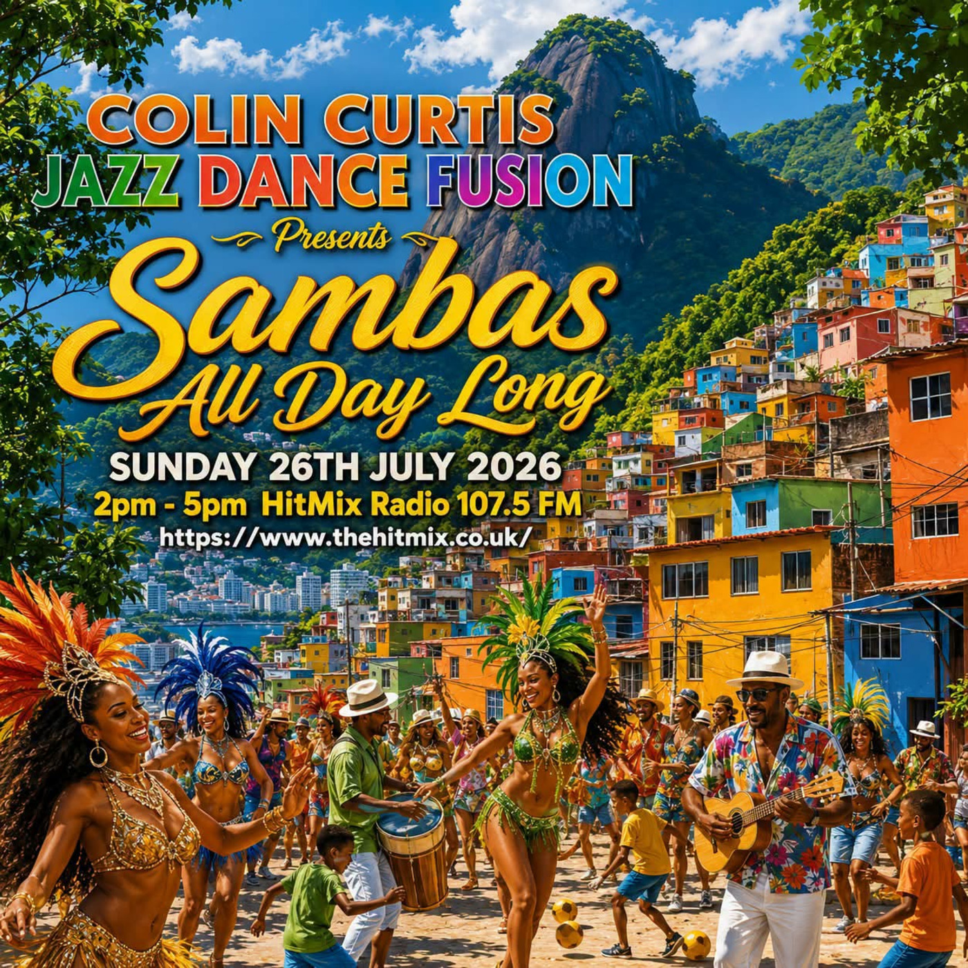 Episode 1302: COLIN CURTIS JAZZ DANCE FUSION  SUNDAY 26TH JULY 2026 HITMIX RADIO 107.5FM episode artwork