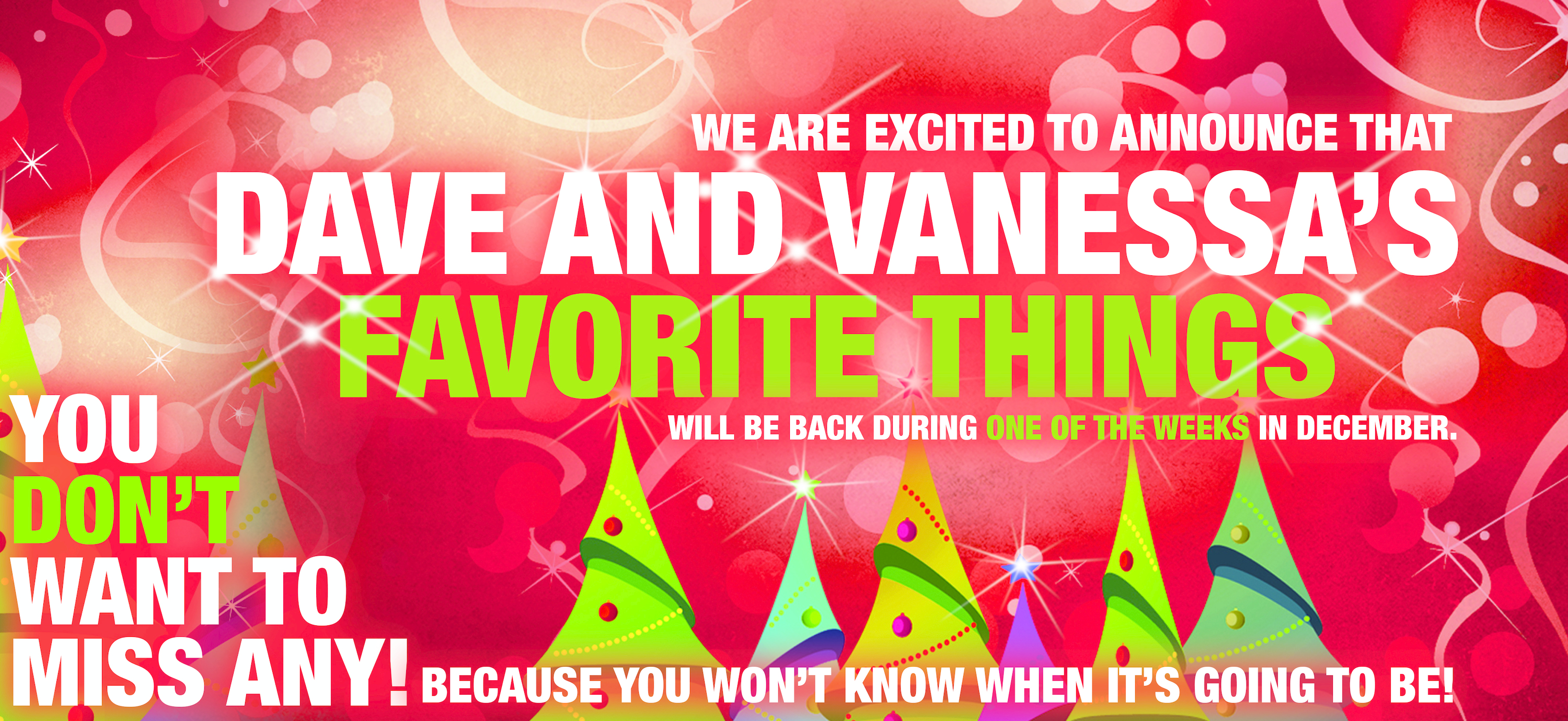 Dave & Vanessa's Favorite Things 2014 episode artwork