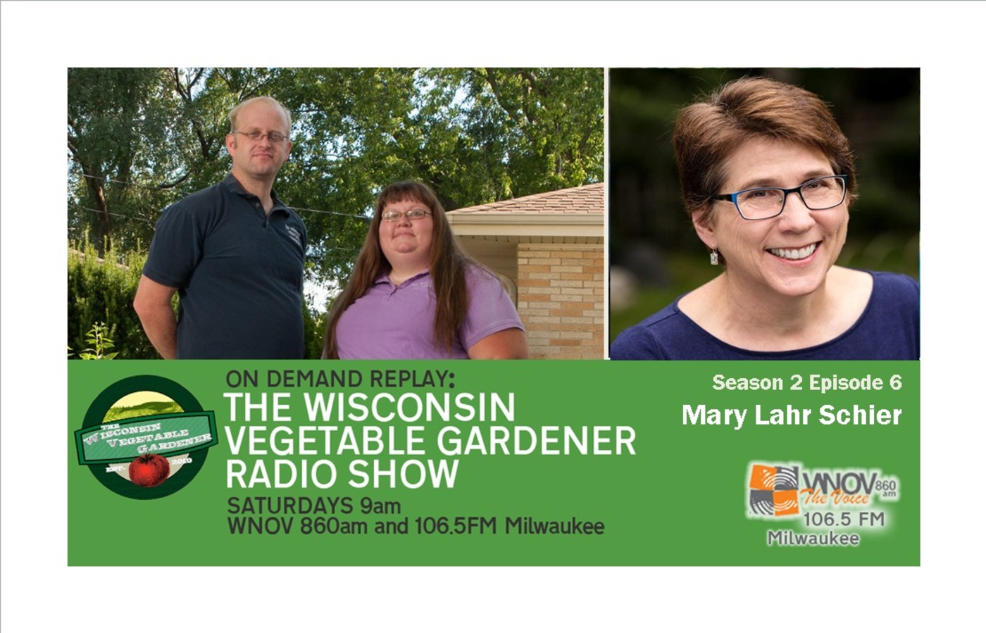 S2E6 Partials shade vegetables, don't burn out, guest author Mary Schier The Wisconsin Vegetable Gardener Radio Show