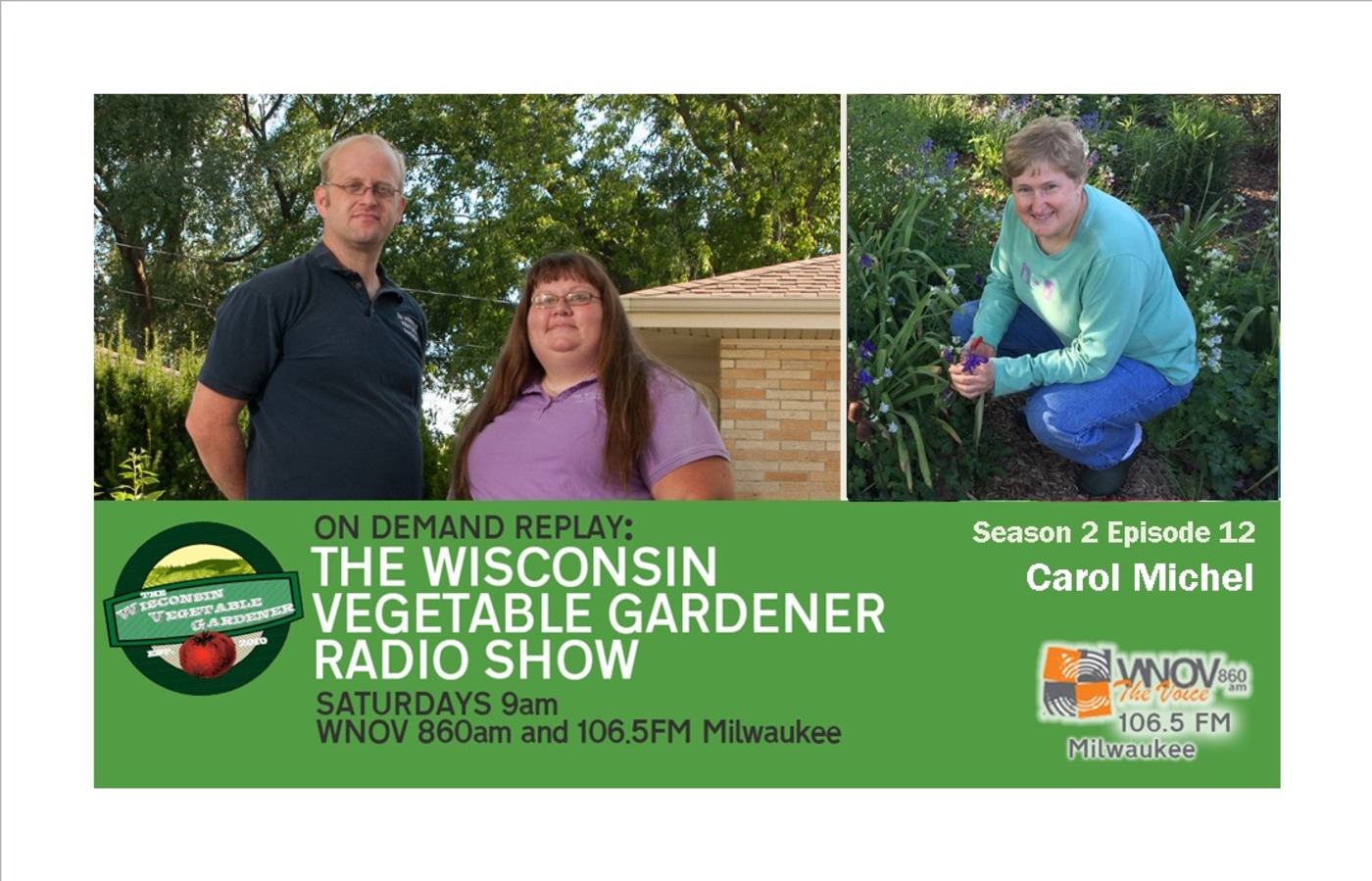 S2E12 Composting, Farmer's Markets author Carol Mitchell The Wisconsin Vegetable Gardener Radio Show