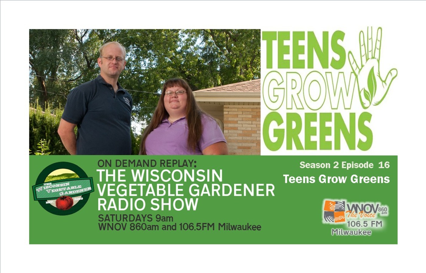 S2E16 Debunking Common Garden myths #5, What is kombucha? Guest  Ryan Graham of Teens Grow Greens. The Wisconsin Vegetable Gardener Radio show