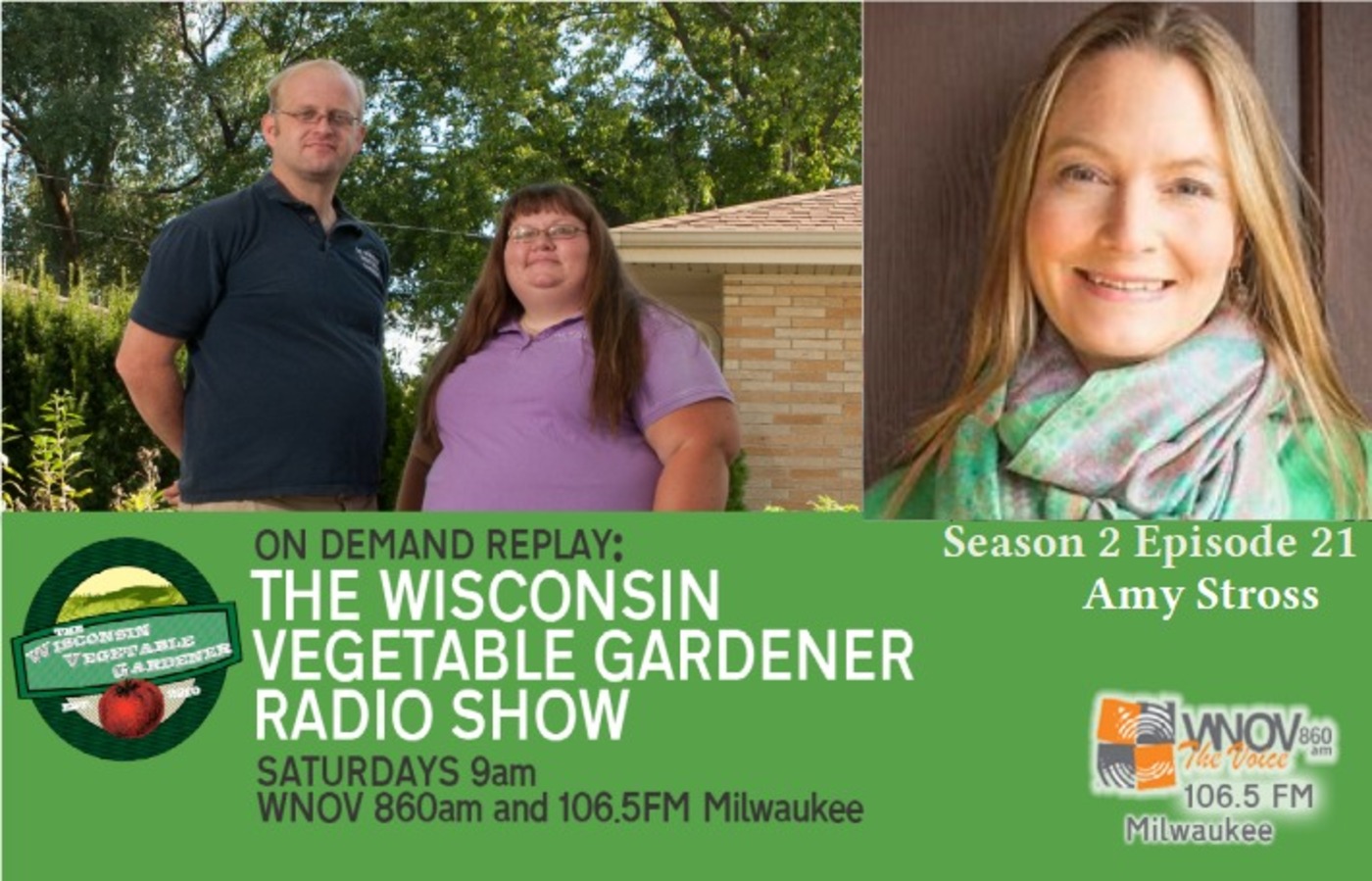 S2E21 Five Dehydrating Mistakes, successful canning tips, Guest author Amy Stross - The Wisconsin Vegetable Gardener radio show