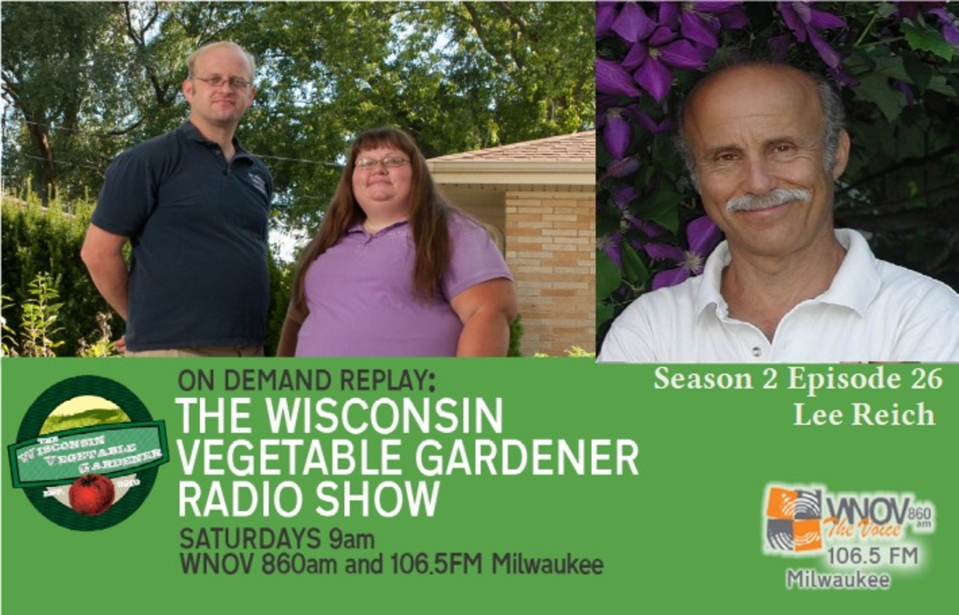 S2 E26 Growing fall garlic, dealing with powdery mildew, guest Lee Reich  The Wisconsin Vegetable Gardener Radio show