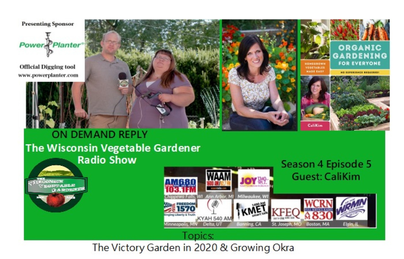 S4E5 , Victory Garden what it was and will it come back in 2020? Growing Okra, Guest Calikim - The Wisconsin Vegetable gardener radio show