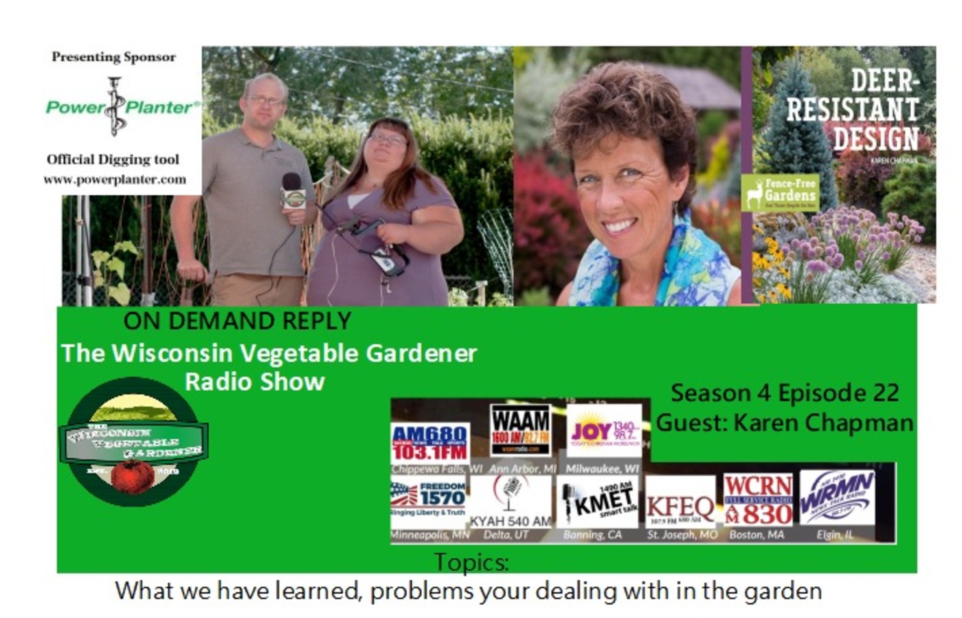 The Gardening with Joey & Holly radio show Podcast/Garden talk radio show (heard across the country)