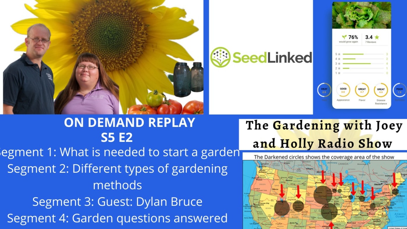 The Gardening with Joey & Holly radio show Podcast/Garden talk radio show (heard across the country)