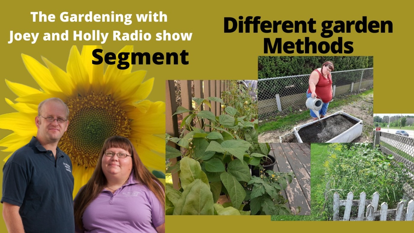 Segment 2 of S5E2  Different types of garden methods  - The Gardening with Joey and Holly radio show