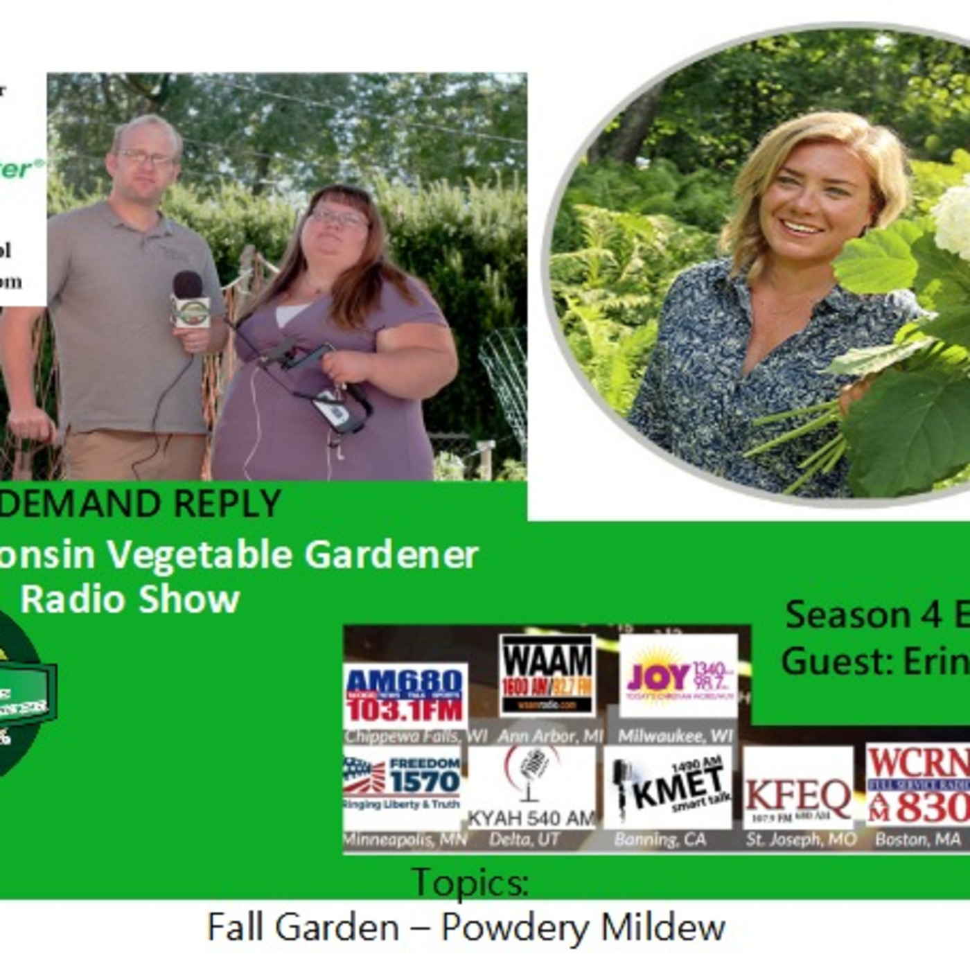 The Gardening with Joey & Holly radio show Podcast/Garden talk radio show (heard across the country)