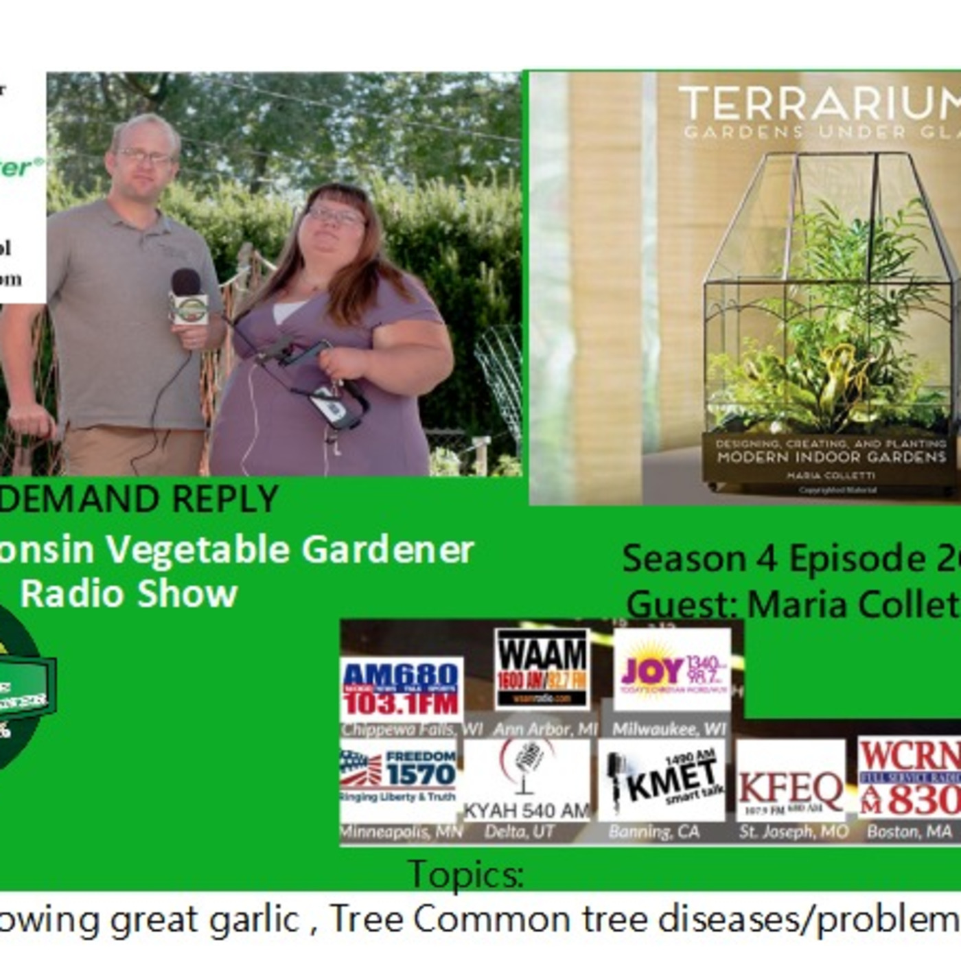 The Gardening with Joey & Holly radio show Podcast/Garden talk radio show (heard across the country)