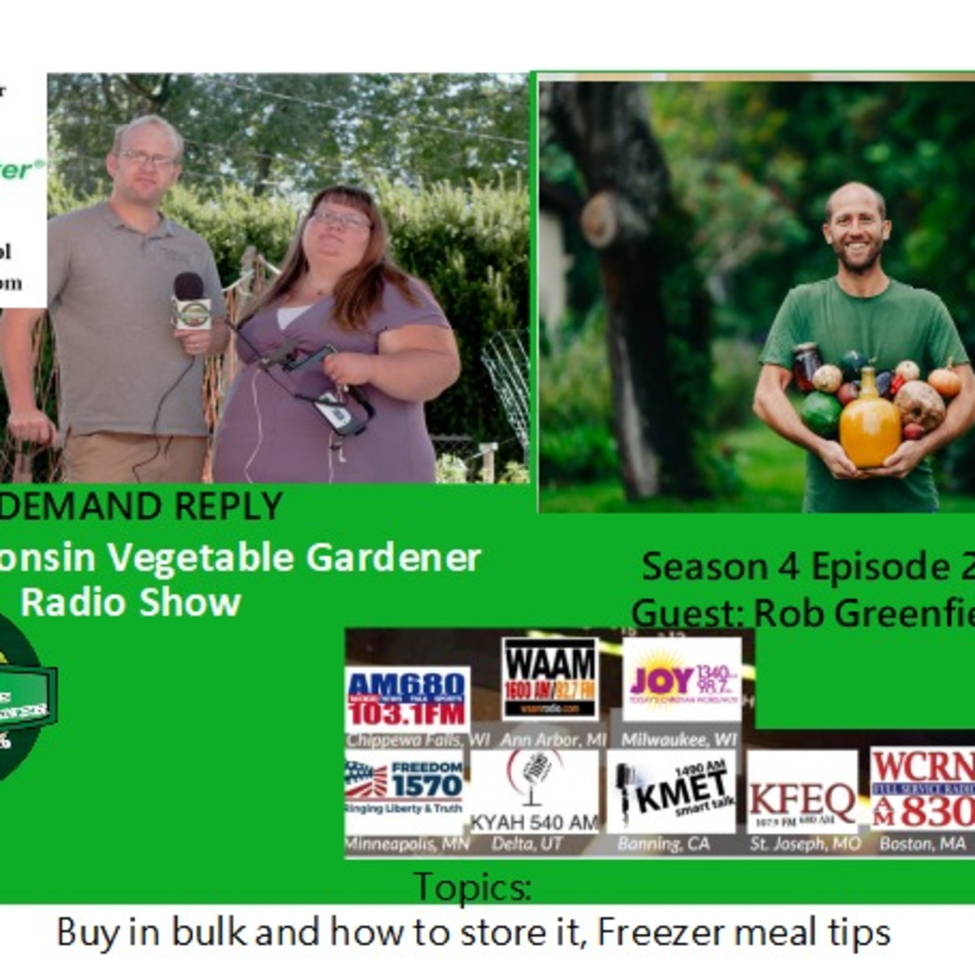 The Gardening with Joey & Holly radio show Podcast/Garden talk radio show (heard across the country)