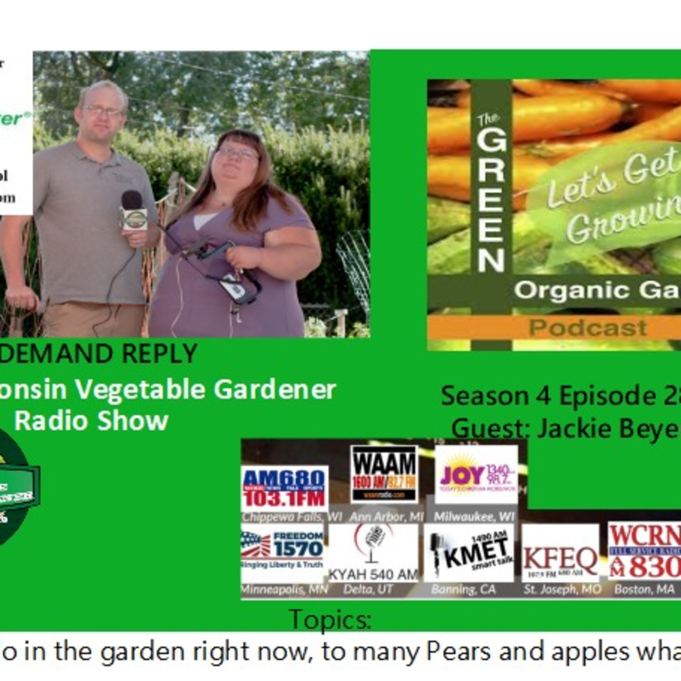 The Gardening with Joey & Holly radio show Podcast/Garden talk radio show (heard across the country)