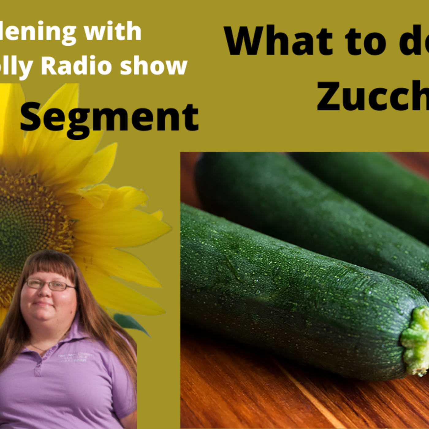Episode 6: Segment 2 of S5E22  Using up that zucchini - The Gardening with Joey and Holly Radio Show
