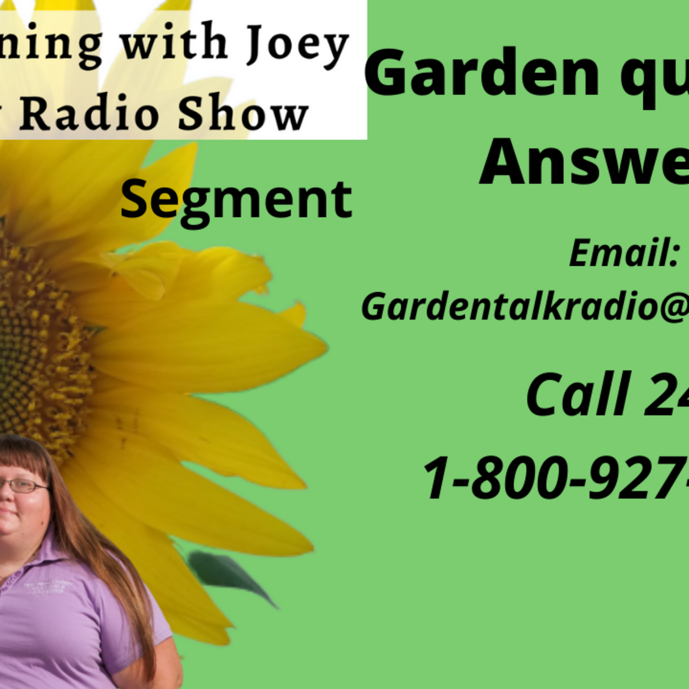The Gardening with Joey & Holly radio show Podcast/Garden talk radio show (heard across the country)