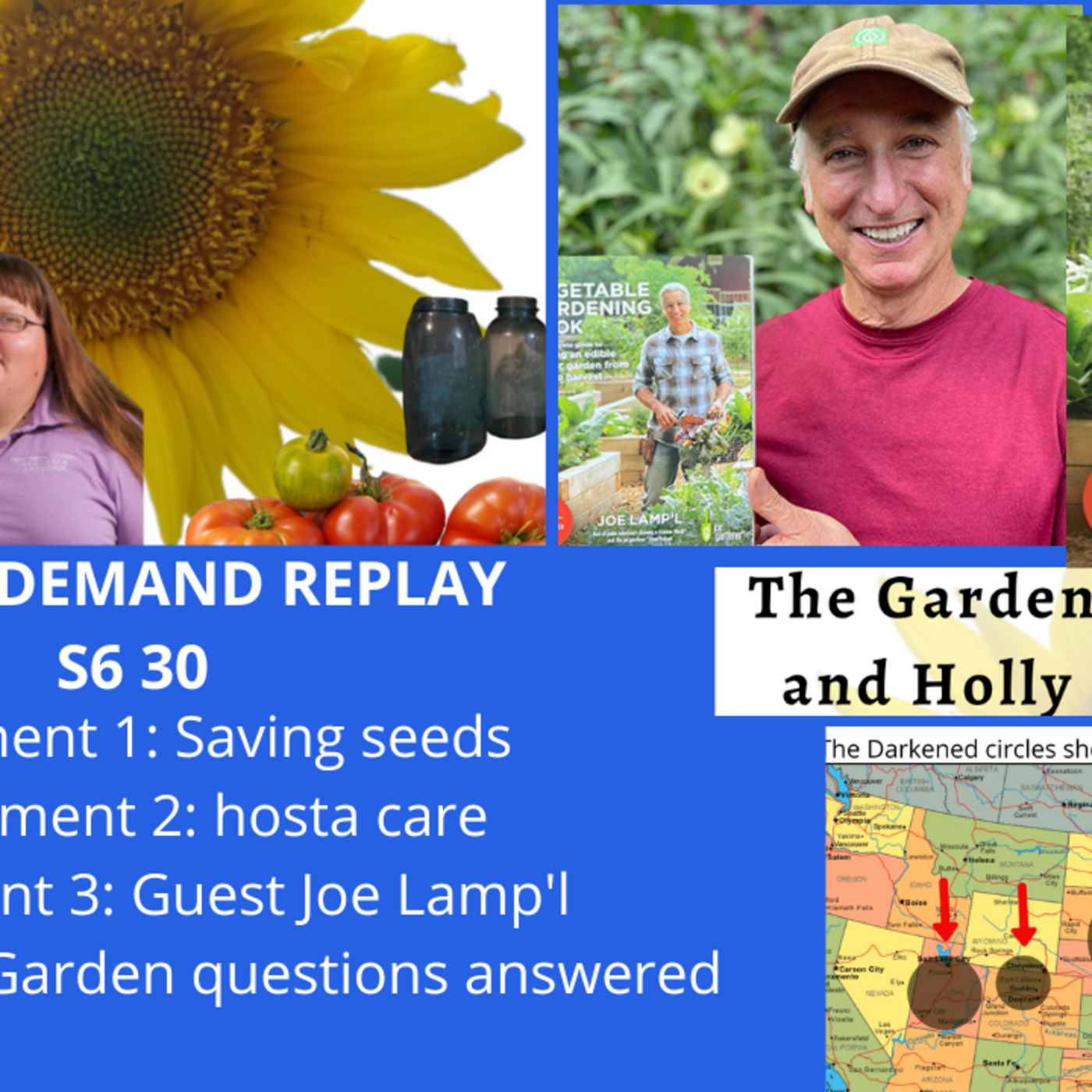 Episode 951:  S6E30 Seed saving, Hosta Care, Guest Joe Lamp'l - The Gardening with Joey and Holly Radio Show
