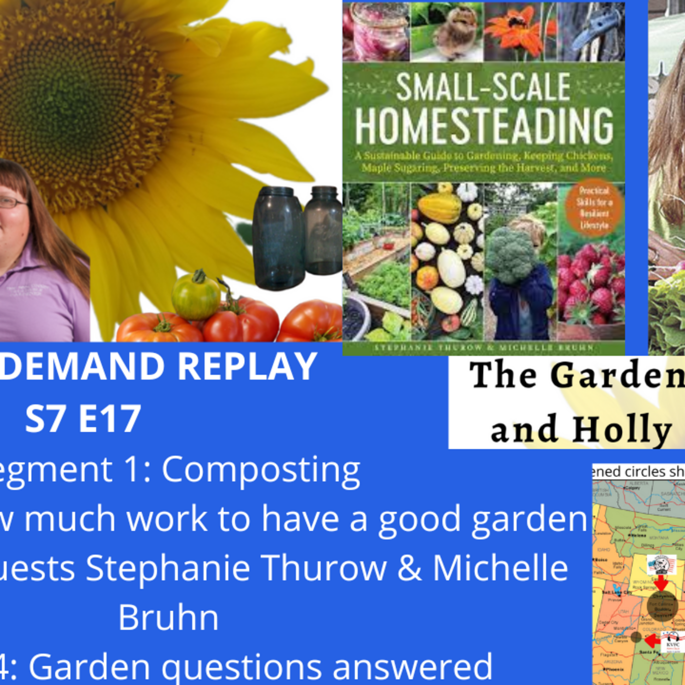 Episode 1061: S7E17 Hot & cold composting which is better, having a great garden what does it take, Guests co authors Stephanie Thurow & Michelle Bruhn - The Gardening with Joey and Holly Radio show
