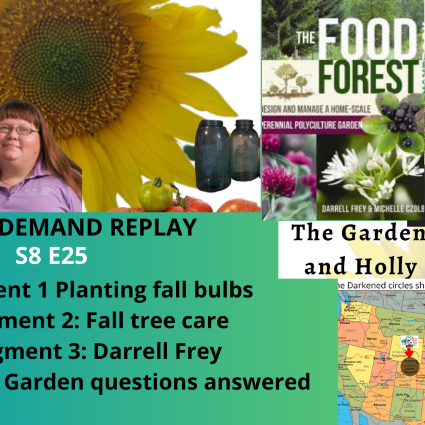 Episode 1276: S8E25 Planting fall bulbs, Fall tree care, guest Darrell Frey - The Gardening with Joey and Holly Radio show