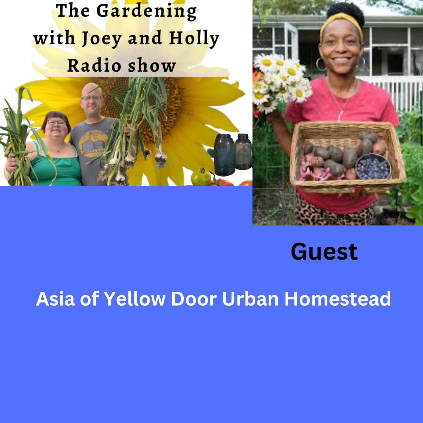Episode 1354: Seg 3 S9E5  Guest Asia of YellowDoorUrbanHomestead - The Gardening with Joey and Holly radio show