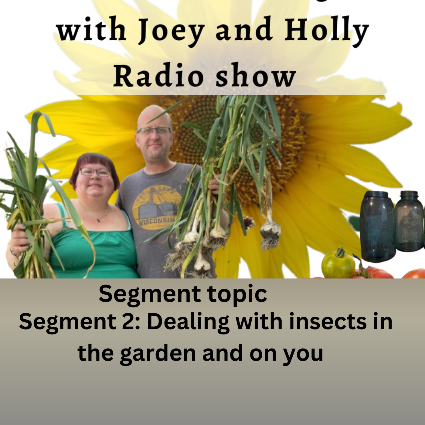 Seg 2 of S10E26 Dealing with insects in the garden & on you,  - The gardening with Joey and Holly Radio Show episode artwork