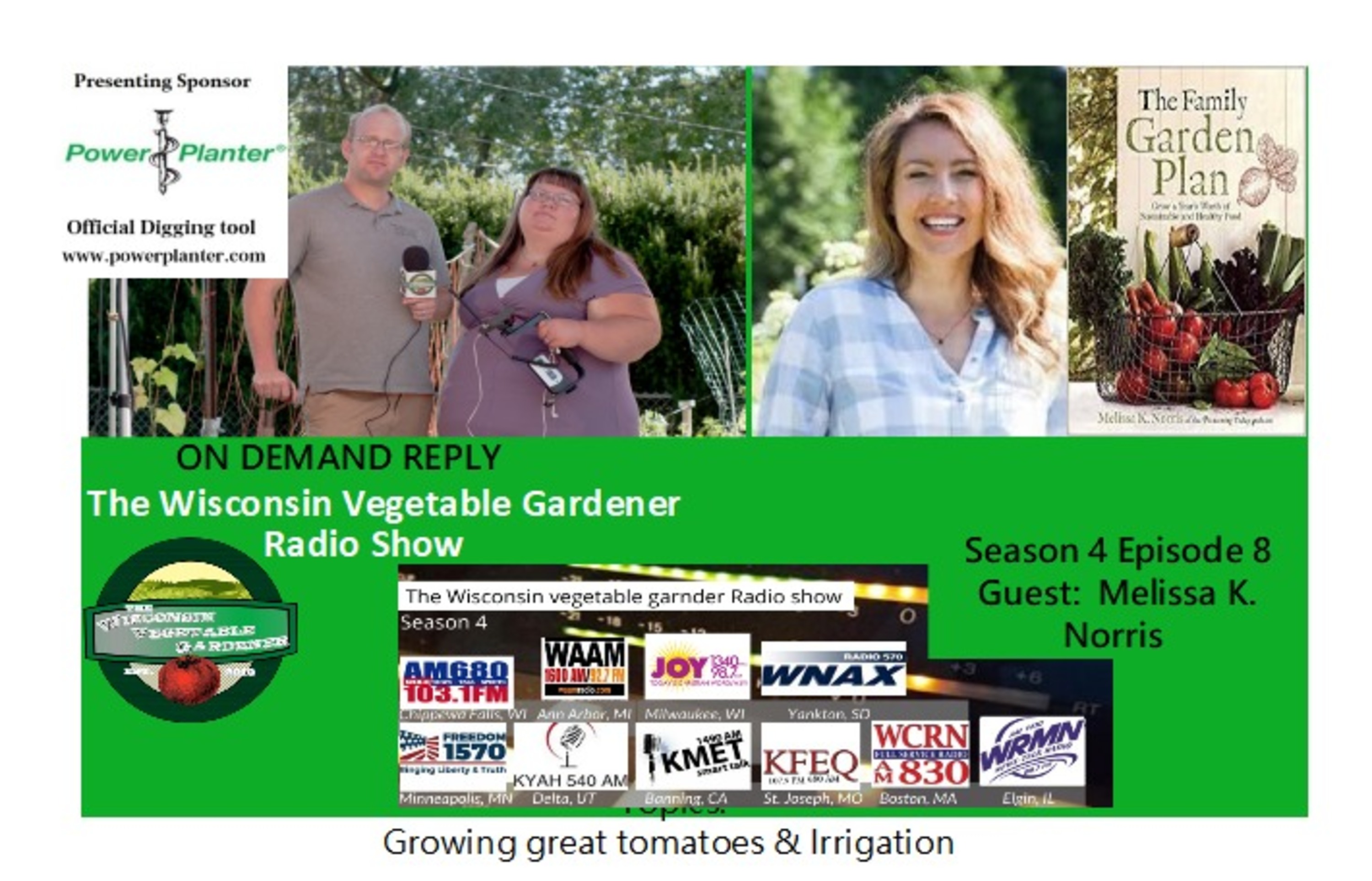 The Gardening with Joey & Holly radio show Podcast/Garden talk radio show (heard across the country)